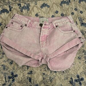 One Teaspoon Bandits  Denim Women's Shorts size 27